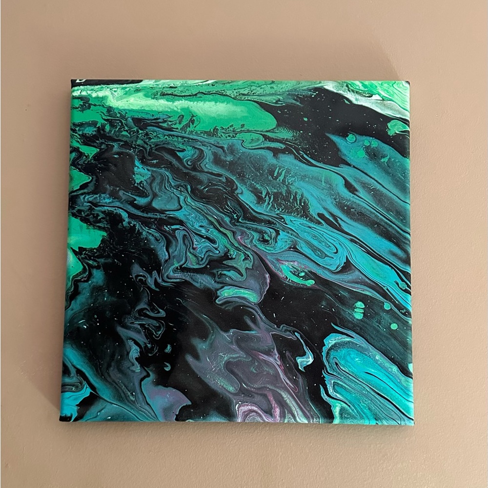 12x12 pour painting I made. Will take requests. Just send a message or comment.
